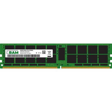 Pamięć RAM 64GB DDR4 do serwera PowerEdge R740 R-Series LRDIMM PC4-23466L