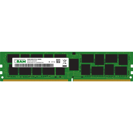 Pamięć RAM 16GB DDR3 do płyty Workstation/Server X9DA7, X9DRE-LN4F, X9DRD-7LN4F, X9DRH-7TF, X9DRD-EF Socket 1356 LRDIMM PC3L-10600L