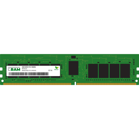 Pamięć RAM 4GB DDR3 do komputera Essential H520 H-Series Unbuffered PC3-10600U 89Y9224