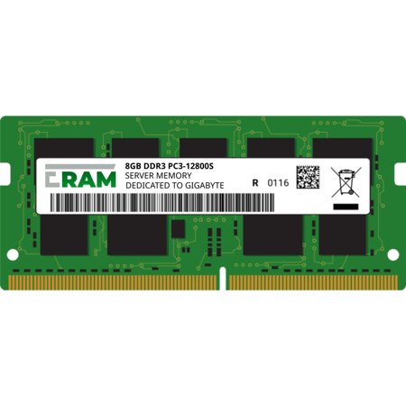Pamięć RAM 8GB DDR3 do płyty Workstation/Desktop GA-B85-HD3, GA-B85M-D3H, GA-B85M-DS3H, GA-B85M-D3V, GA-B85M-D3H B-Series Unbuffered PC3-12800U