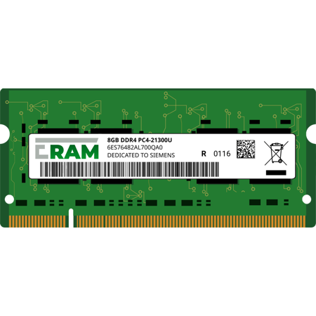Pamięć RAM 8GB DDR4 do komputera Simatic IPC627E Box PC Unbuffered PC4-21300U 6ES76482AL700QA0
