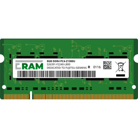 Pamięć RAM 8GB DDR4 do laptopa CELSIUS H780 (Intel CORE) SO-DIMM  PC4-21300s S26391-F2240-L800