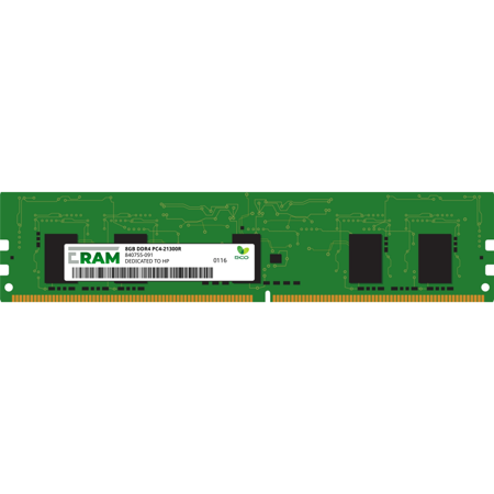 Pamięć RAM 8GB DDR4 do serwera Cloudline CL2200 Gen10 RDIMM PC4-21300R 840755-091